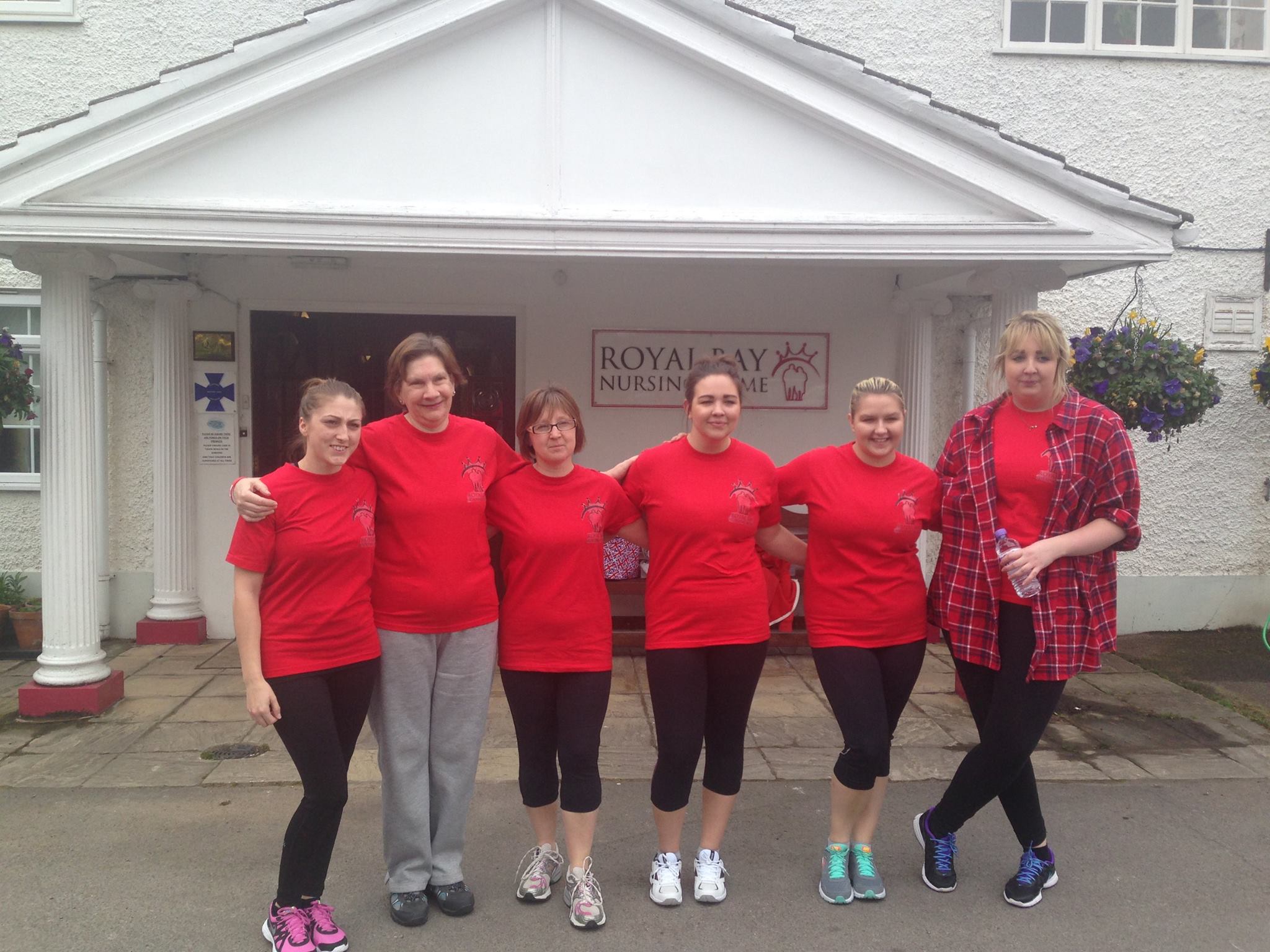 Royal Bay Nursing Home staff doing a 10K run