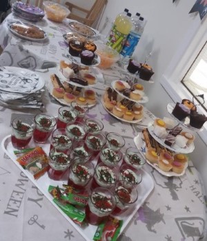 Halloween Feast residential care home in Kettering