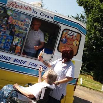 Ice Cream Treat - Old Vic Nursing Home Northamptonshire