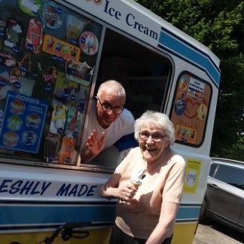 Rossi's Ice Cream at the Old Vic Nursing Home Northamptonshire