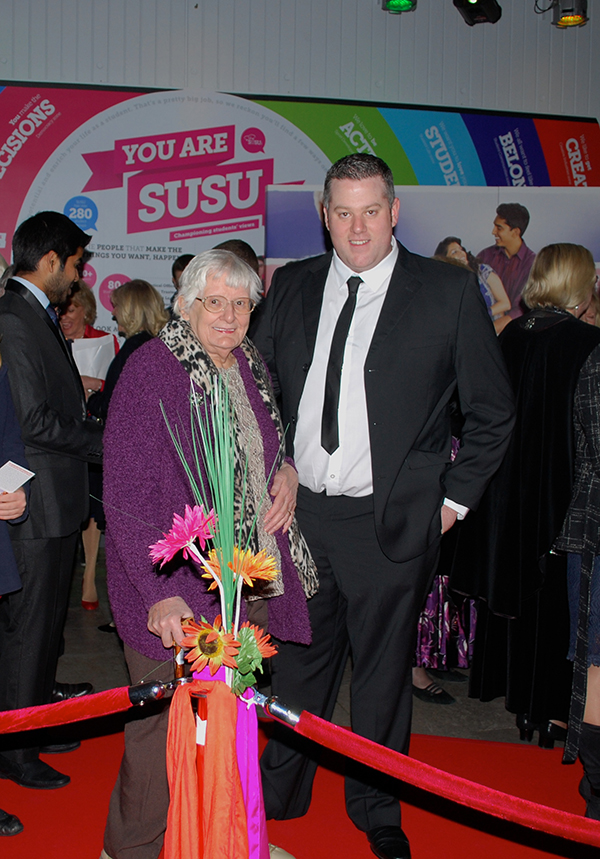 Care home residents and staff attending the film event