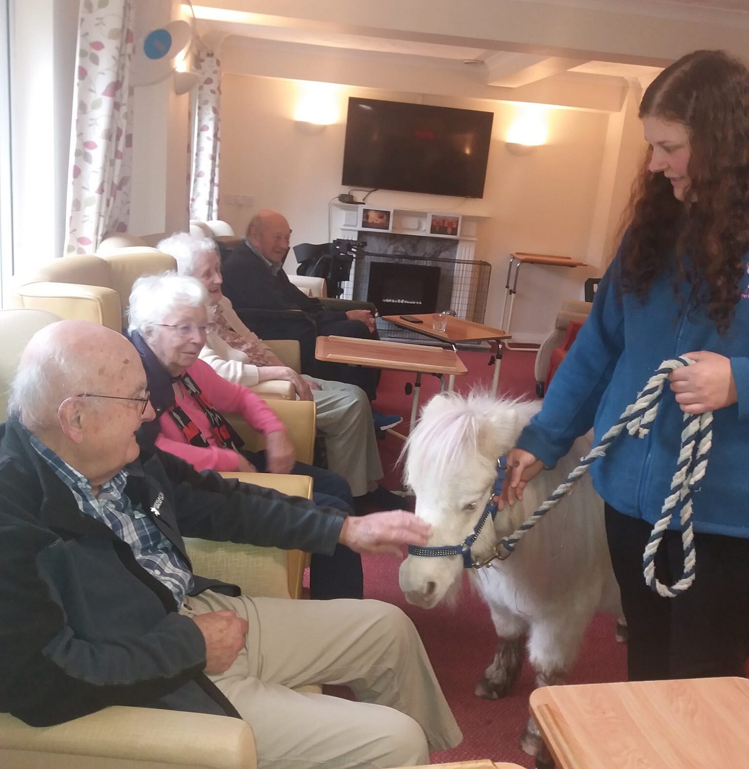The Old Vicarage Care Home Enjoys a Visit from Lollipop Ponies The Old Vicarage Care Home Enjoys a Visit from Lollipop Ponies