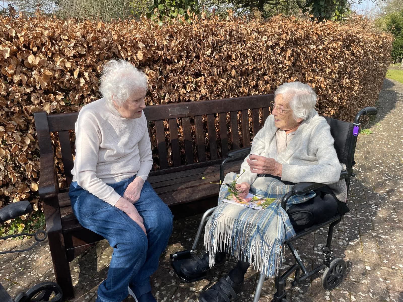 Enjoying The Sunshine At The Old Vicarage