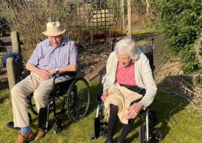 Enjoying The Sunshine At The Old Vicarage