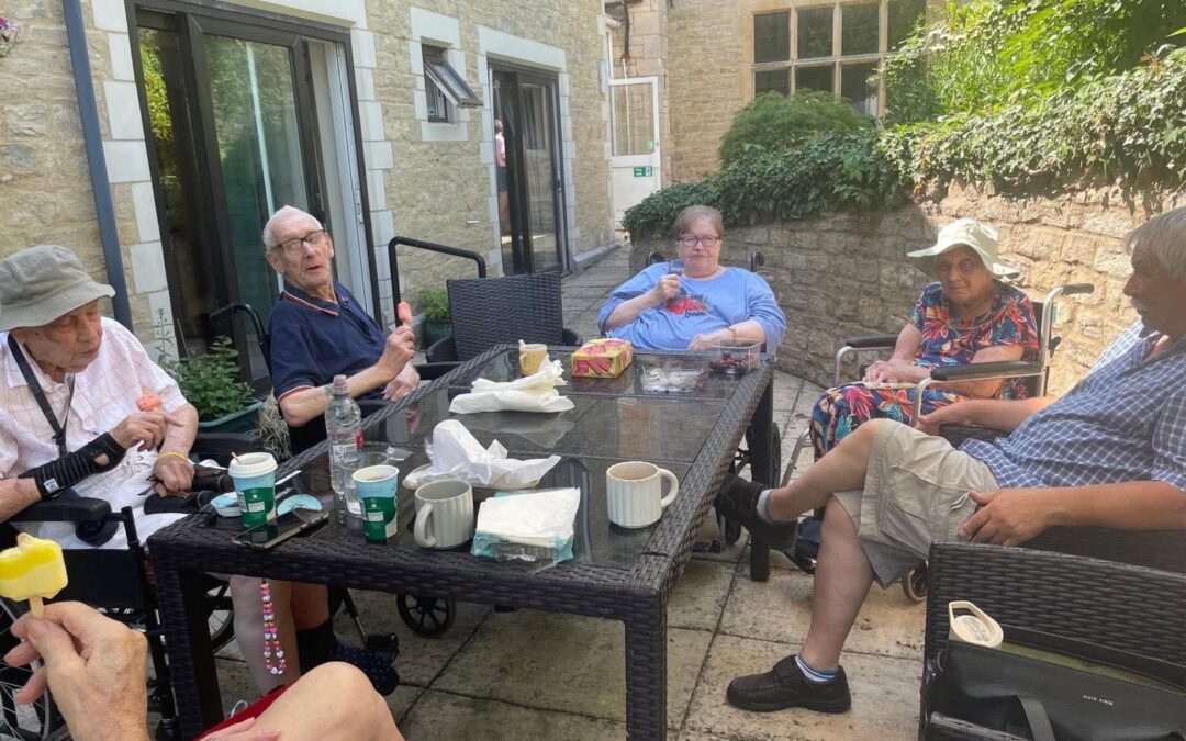 Making the Most of the Sunshine at The Old Vicarage Care Home